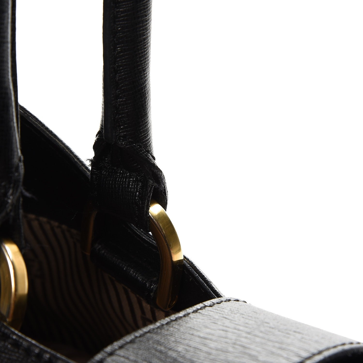 Fendi Vitello Elite Chameleon Shopper Tote Black 20 of 21