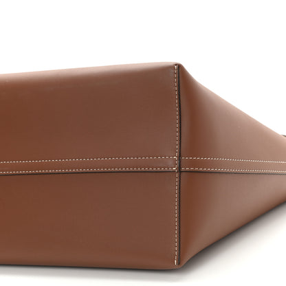 Burberry Soft Calfskin Small Pocket Tote Bag Tan 8 of 9