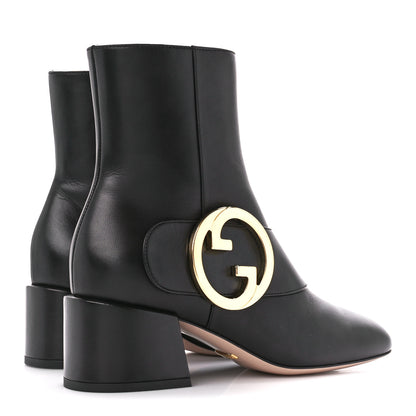 Gucci Malaga Kid GG Blondie 55mm Ankle Boots 36.5 Black 4 of 10