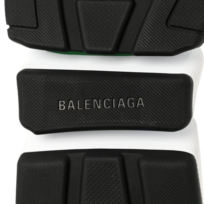 Balenciaga Technical 3D Recycled Knit Bi-Color Sole Mens Speed 2.0 Sneakers 45 Green 8 of 9