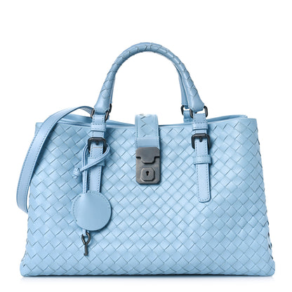 Bottega Veneta Light Calf Intrecciato Small Roma Topazio 1 of 8