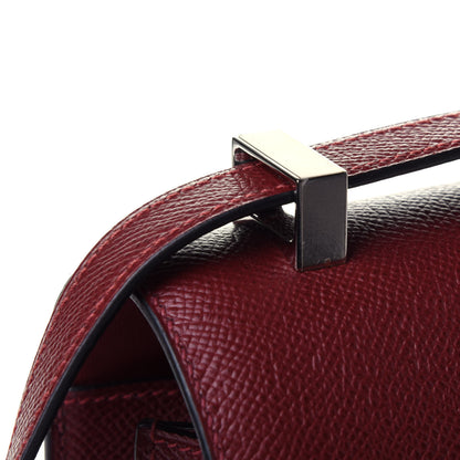 Hermes Epsom Enamel Constance 24 Rouge H Bleu Nuit 9 of 10