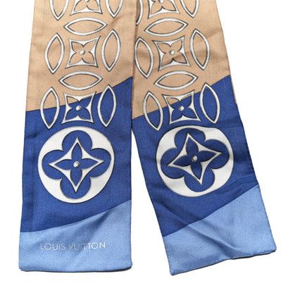 Louis Vuitton Silk Champs Elysees Bandeau Blue 2 of 3