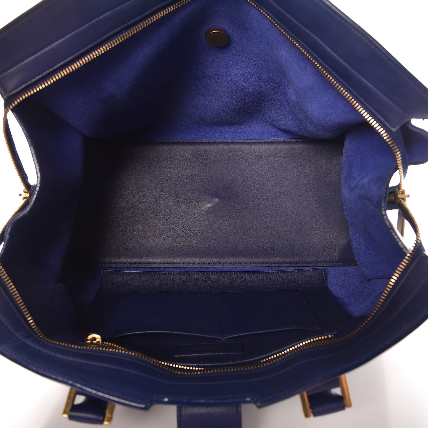 Calfskin Medium Classic Y Cabas Navy