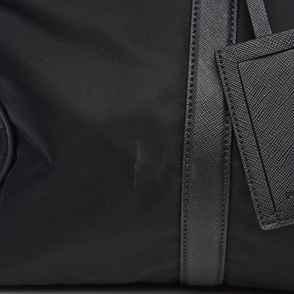 Prada Tessuto Nylon Saffiano Viaggio Duffle Black 13 of 13