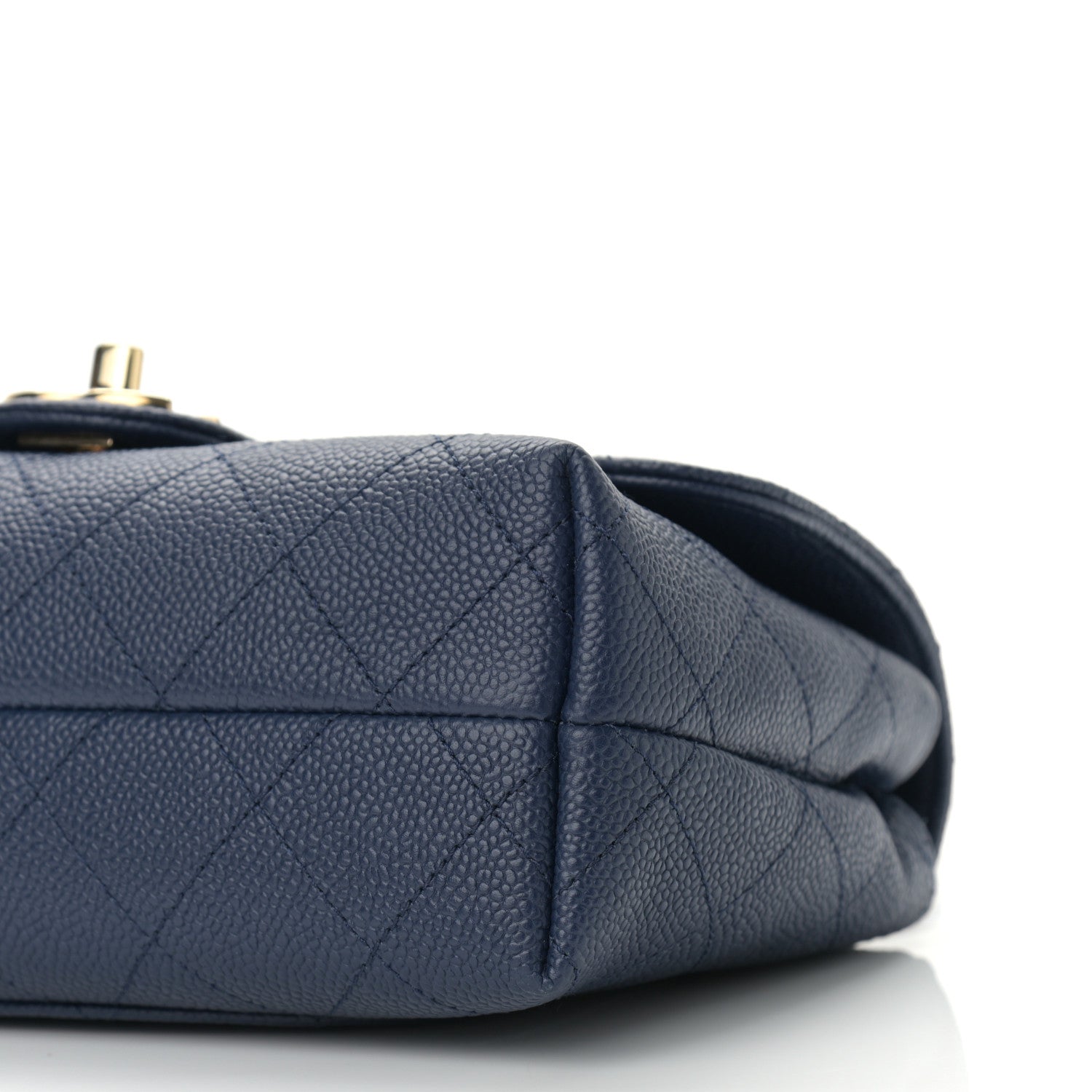 Chanel Caviar Quilted Small City Walk Flap Navy Blue 10 of 12