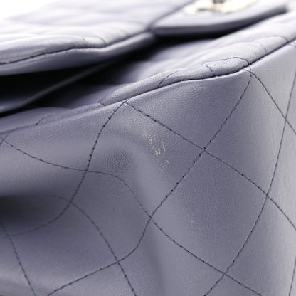 Chanel Lambskin Quilted Jumbo Double Flap Light Purple 11 of 14