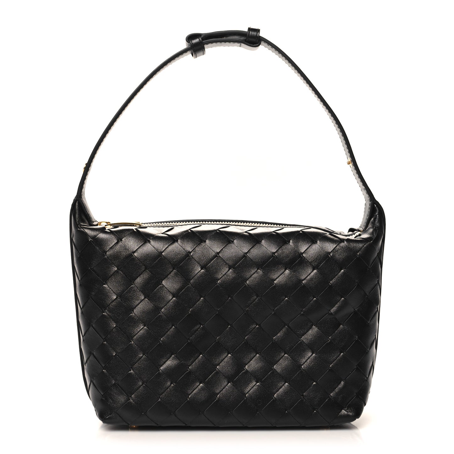 Calfskin Nappa Intrecciato Mini Wallace Black