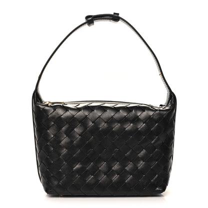 Bottega Veneta Calfskin Nappa Intrecciato Mini Wallace Black 1 of 10