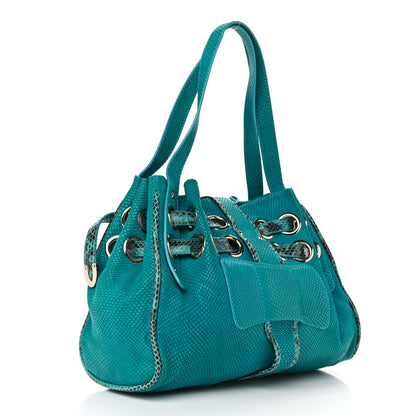 Jimmy Choo Watersnake Ramona Turquoise 3 of 12