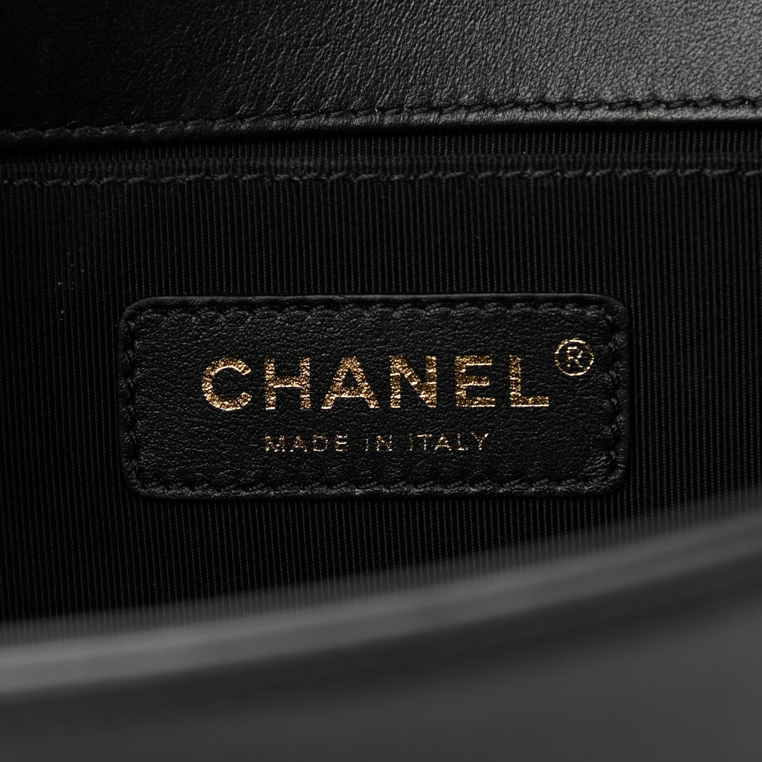 Chanel Lambskin Quilted Medium Boy Flap Black 6 of 10