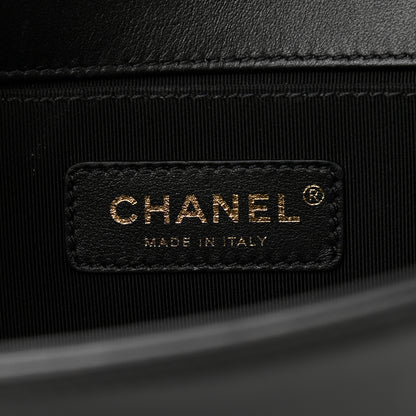Chanel Lambskin Quilted Medium Boy Flap Black 6 of 10