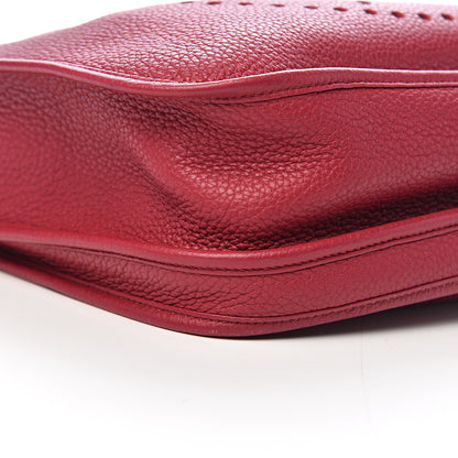 Hermes Taurillon Clemence Evelyne III GM Rubis 7 of 9