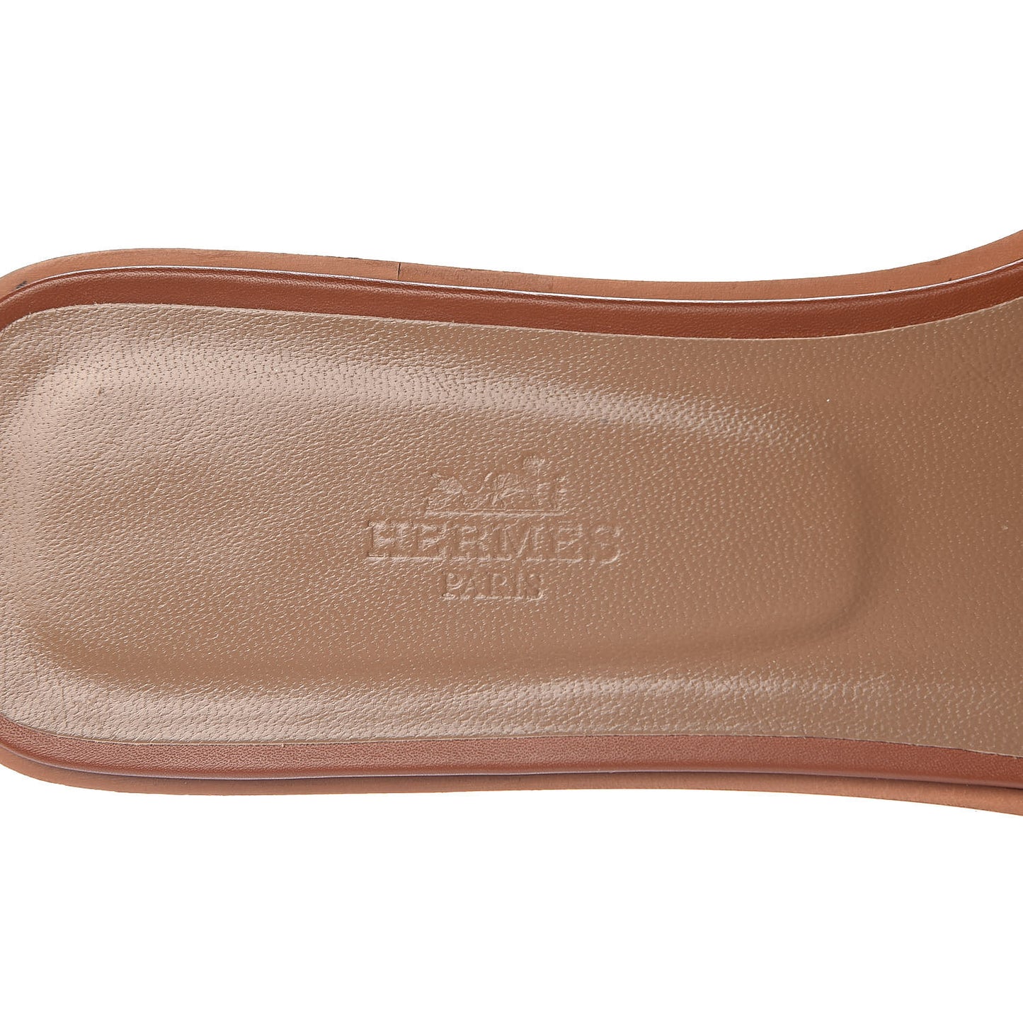 Box Calfskin Oran Sandals 41 Gold