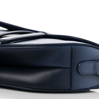 Christian Dior Calfskin Gradient Saddle Bag Indigo Blue 9 of 9
