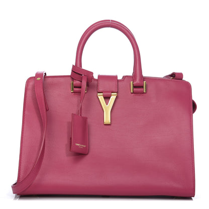 Saint Laurent Calfskin Small Classic Y Cabas Fuchsia 1 of 10