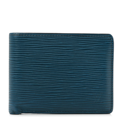 Louis Vuitton Epi Multiple Wallet Blue Celeste 1 of 8