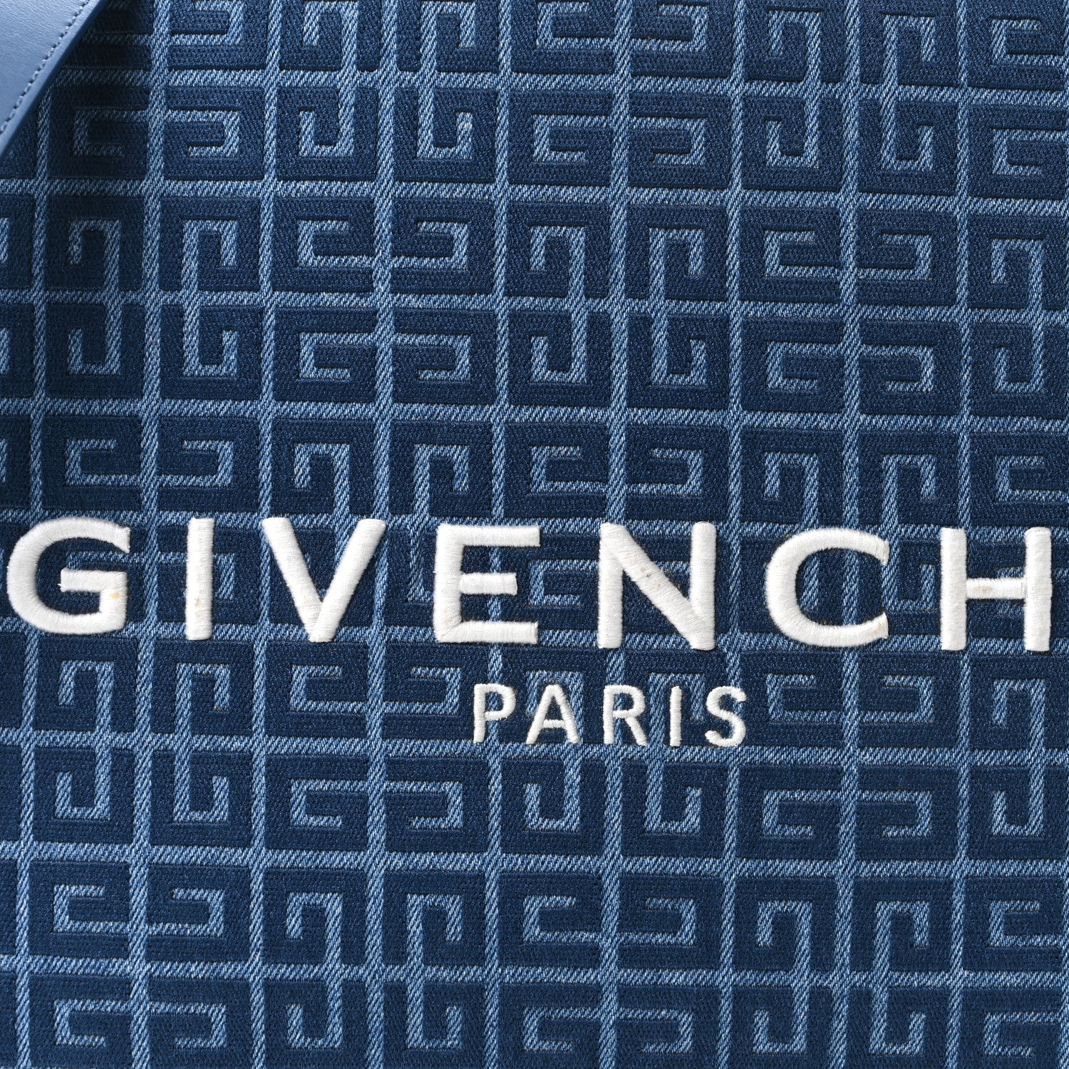 Givenchy Denim 4G Medium Chain Tote Blue 8 of 10