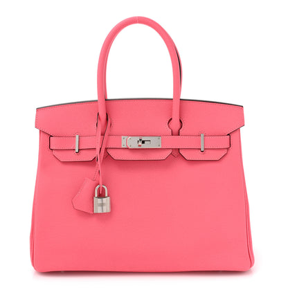 Hermes Epsom Birkin 30 Rose Azalee 1 of 12