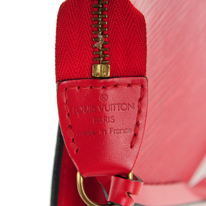 Louis Vuitton Epi Pochette Accessories 21 Castillan Red 6 of 7