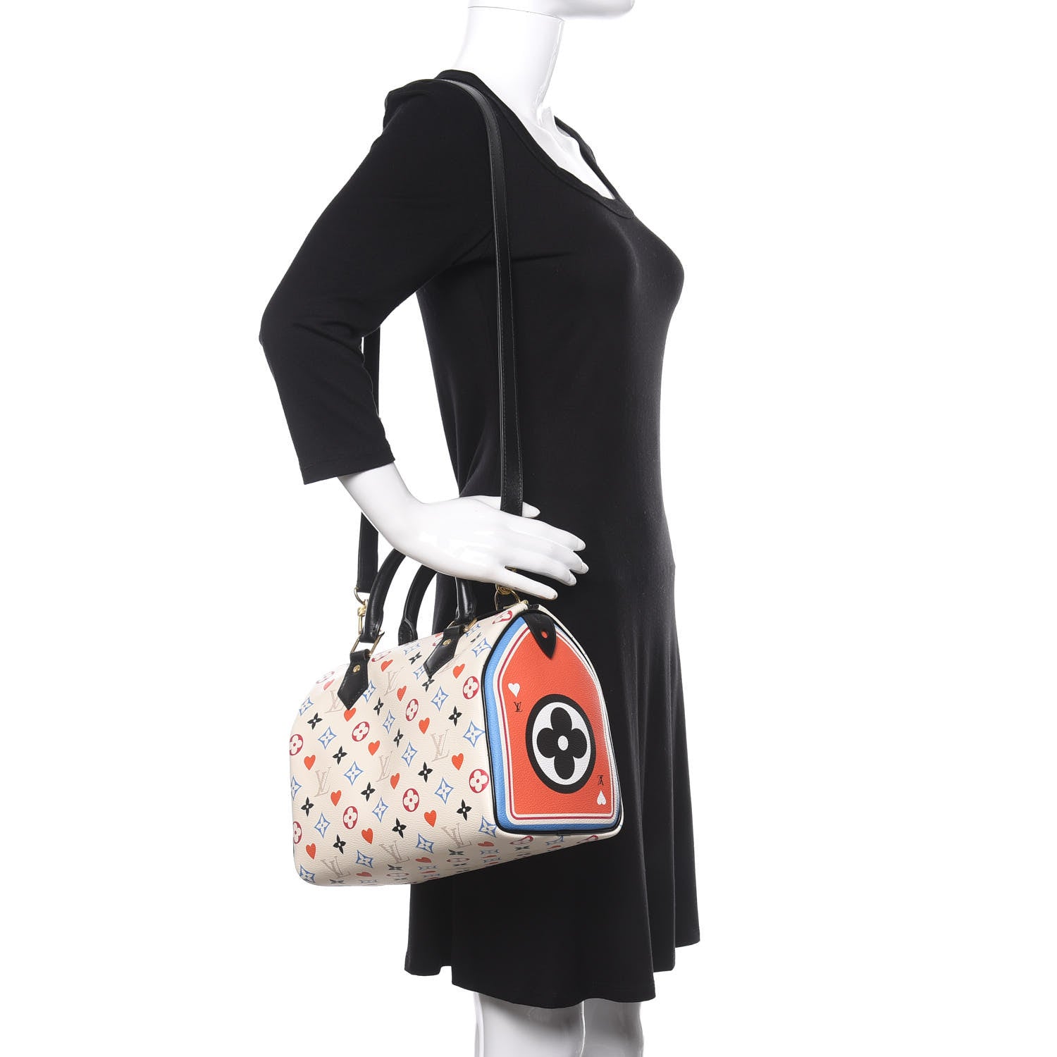 Louis Vuitton Game On Speedy Bandouliere 25 White 2 of 11