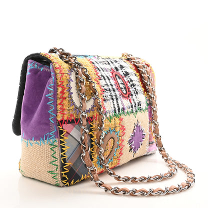 Chanel Patchwork Jumbo Flap Yellow Multicolor 3 of 10