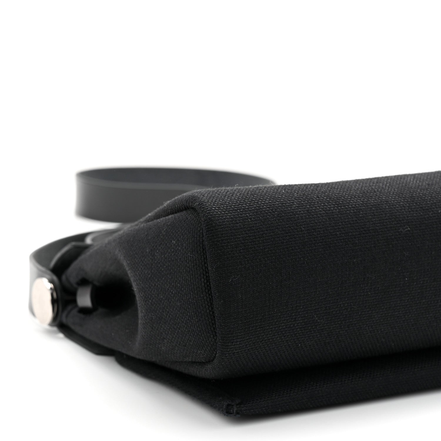 Hermes Military Toile Vache Hunter Herbag Zip Retourne 20 Black 9 of 11