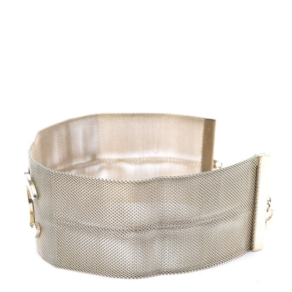Chanel Mesh CC Choker Necklace Gold 2 of 8