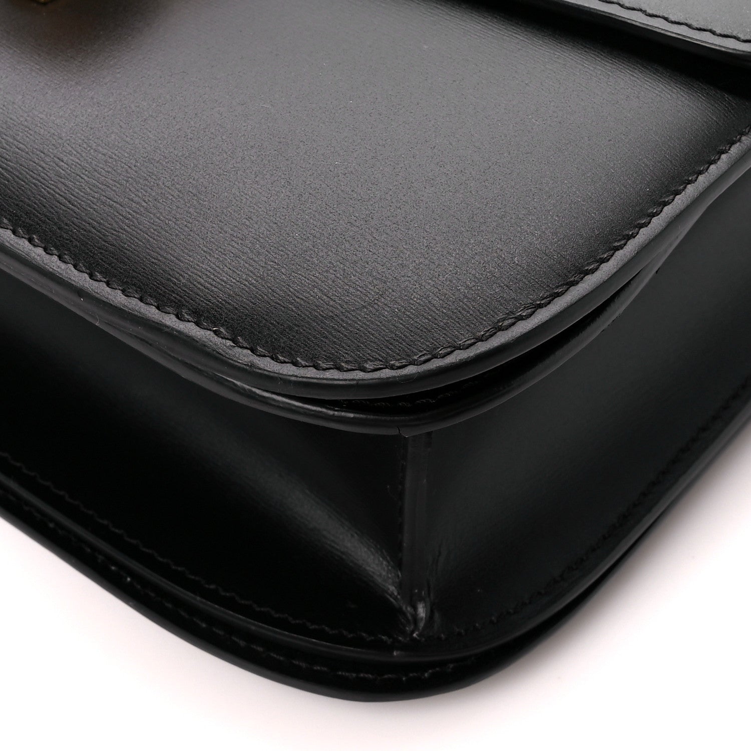 Celine Box Calfskin Medium Classic Box Flap Bag Black 10 of 10