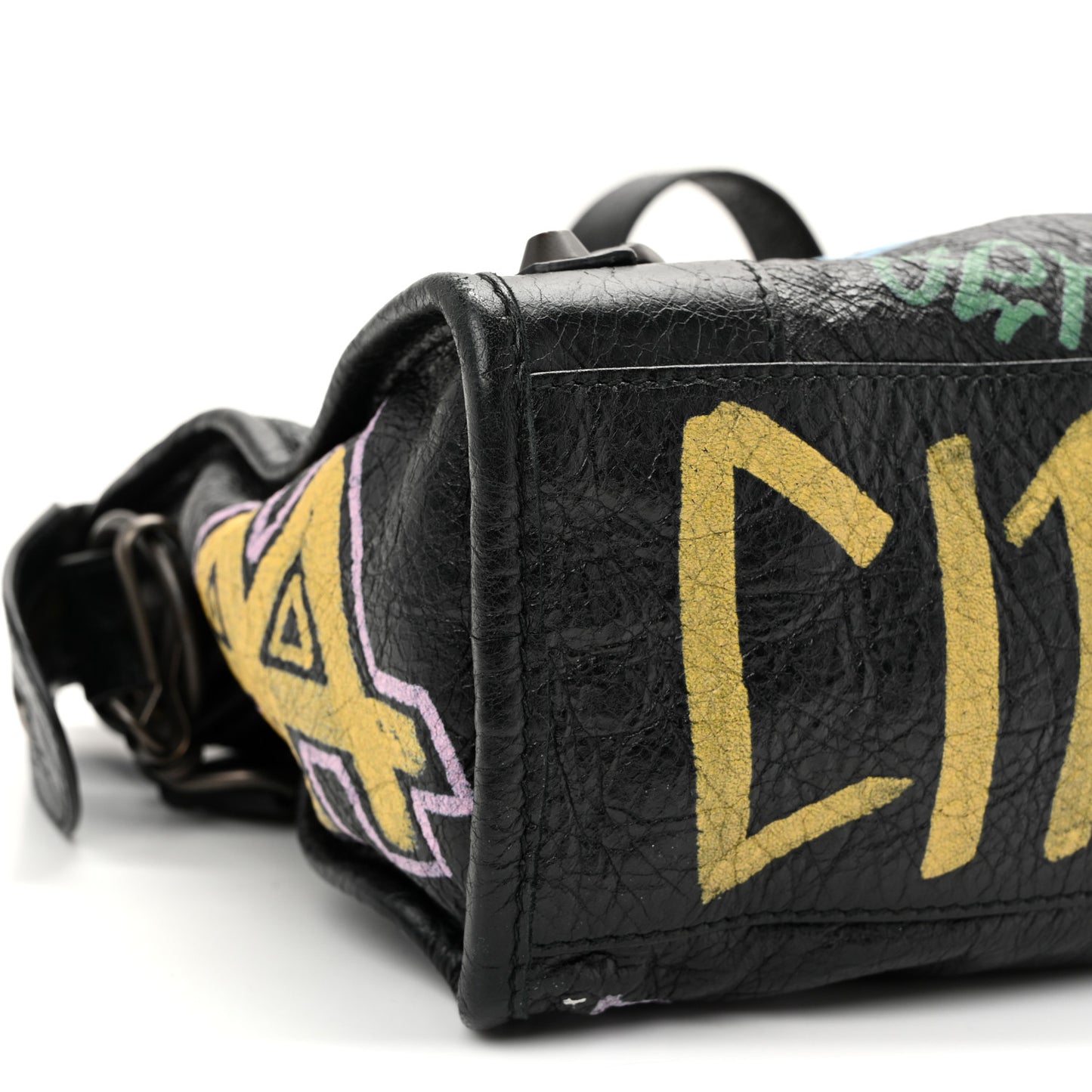 Agneau Graffiti All Over Classic Hardware S City Black Multicolor