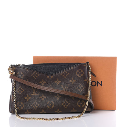 Louis Vuitton Monogram Pallas Clutch Black 11 of 11
