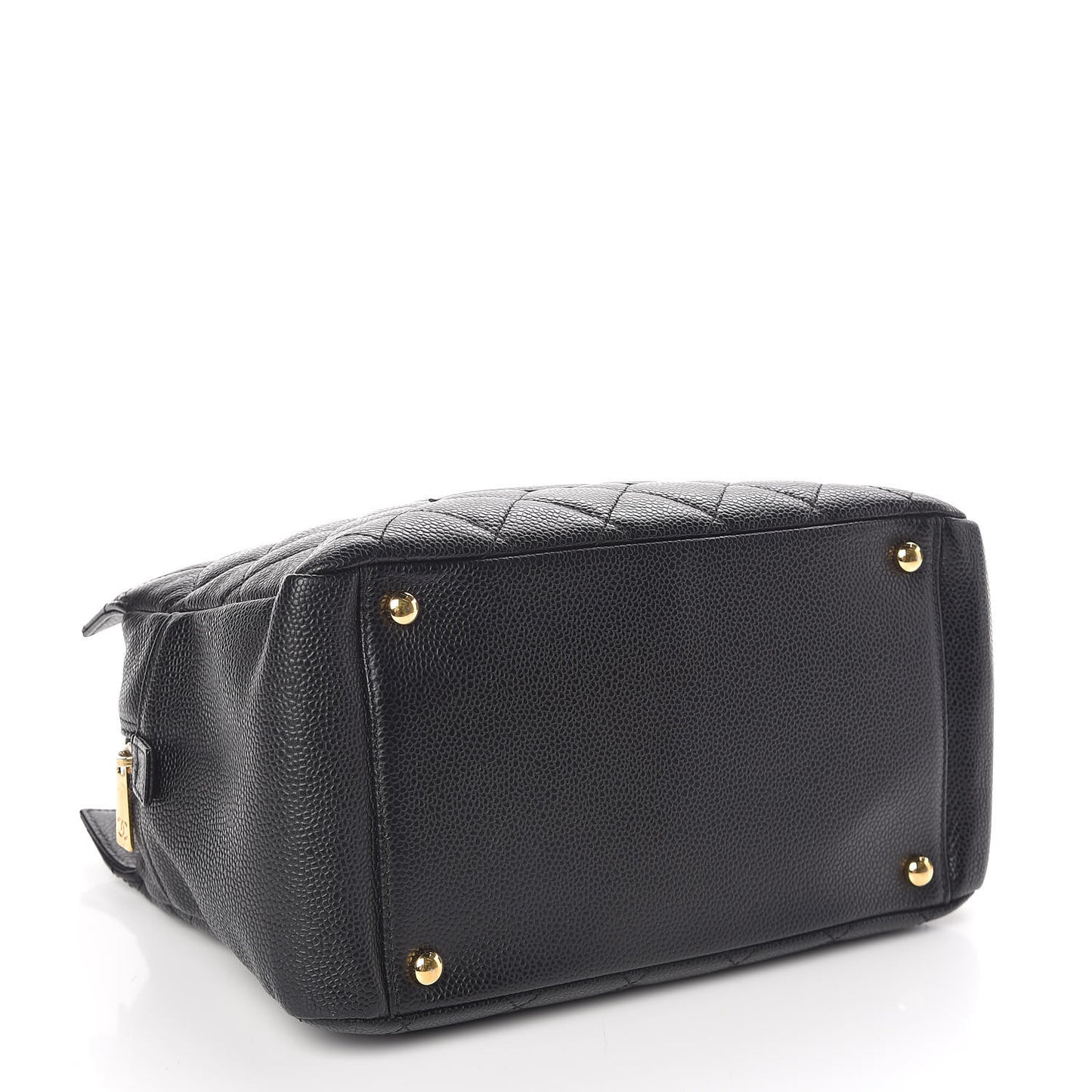 Caviar Quilted Petit Timeless Tote PTT Black
