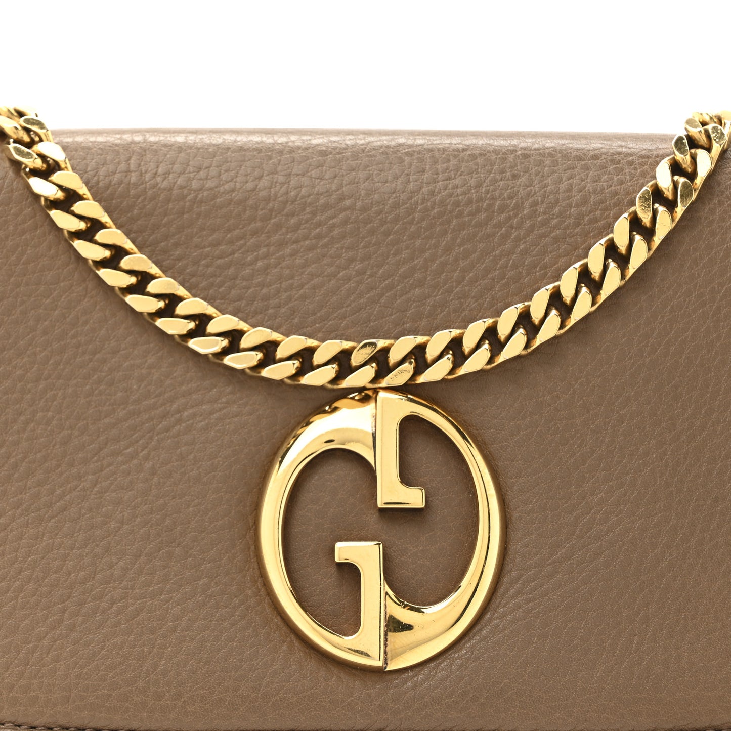 Cellarius Calfskin Medium 1973 Chain Shoulder Bag Marron Glace