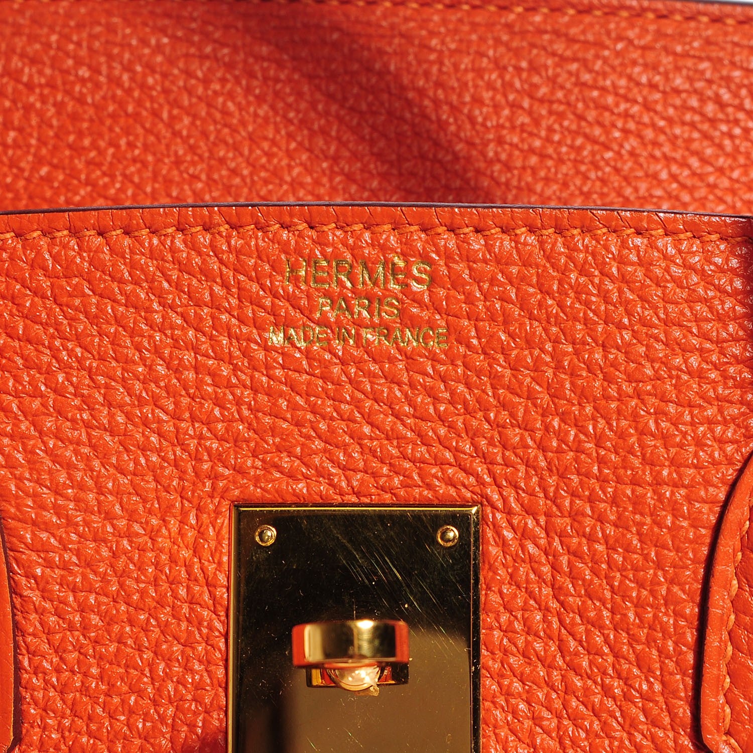 Hermes Togo Birkin 35 Orange 10 of 25