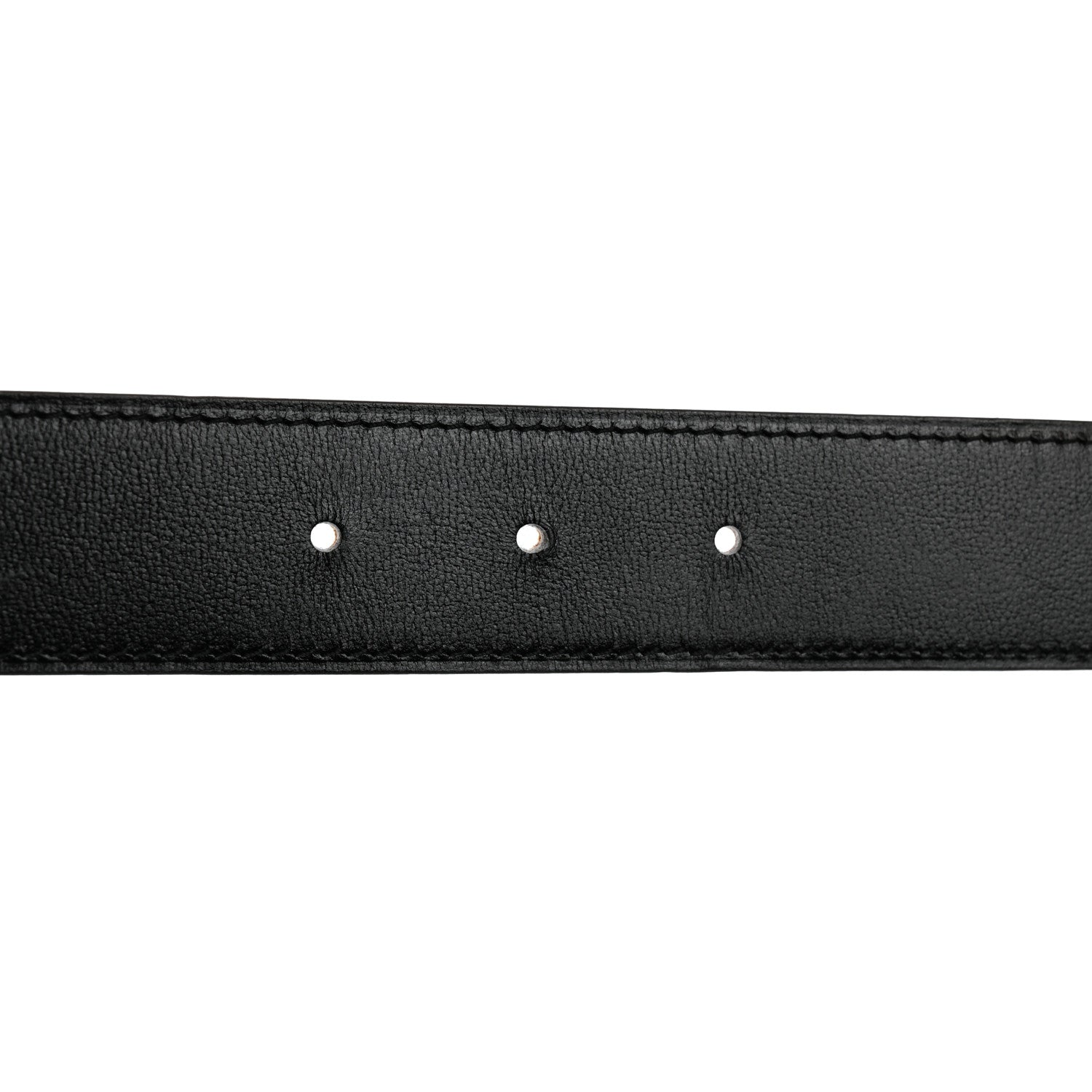 Hermes Box Togo 32mm H Belt 80 Black Gold 3 of 7