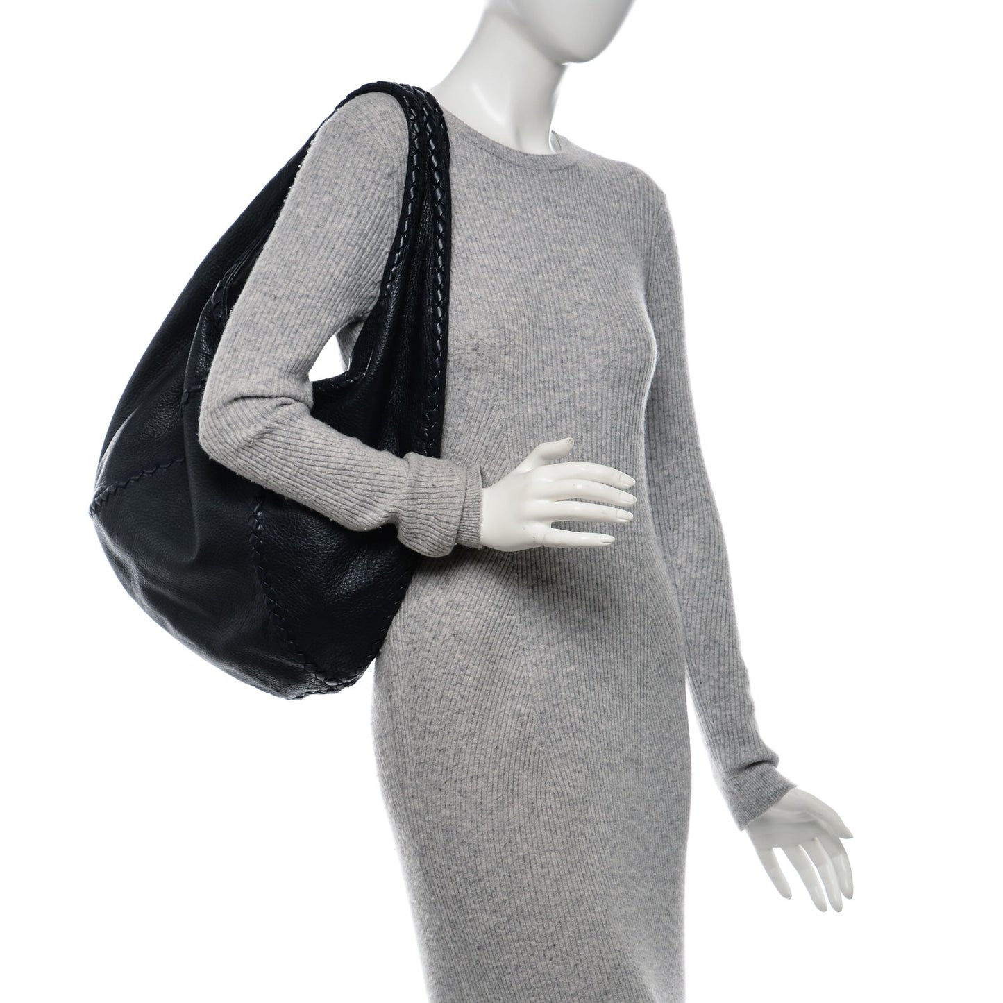 Cervo Deerskin Large Hobo China