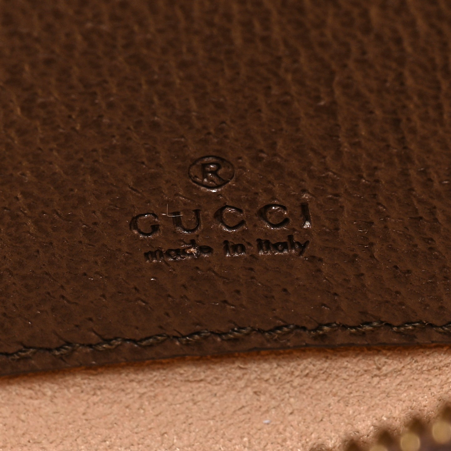 GG Supreme Monogram Textured Calfskin Web Mini Ophidia Half Moon Hobo Beige Ebony New Acero