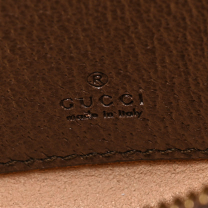 Gucci GG Supreme Monogram Textured Calfskin Web Mini Ophidia Half Moon Hobo Beige Ebony New Acero 5 of 8