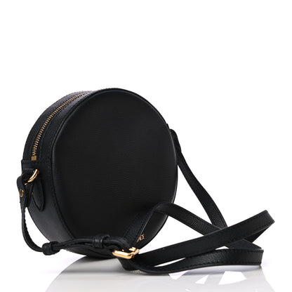 Versace Calfskin La Medusa Round Camera Bag Black 2 of 9