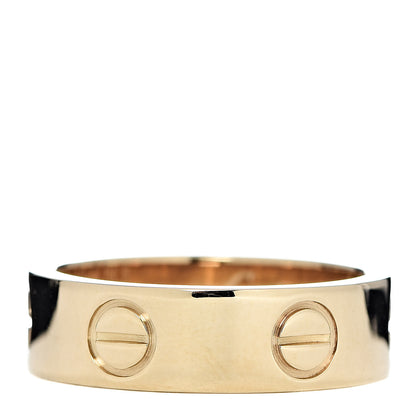 Cartier 18K Yellow Gold 5.5mm LOVE Ring 52 6 3 of 4