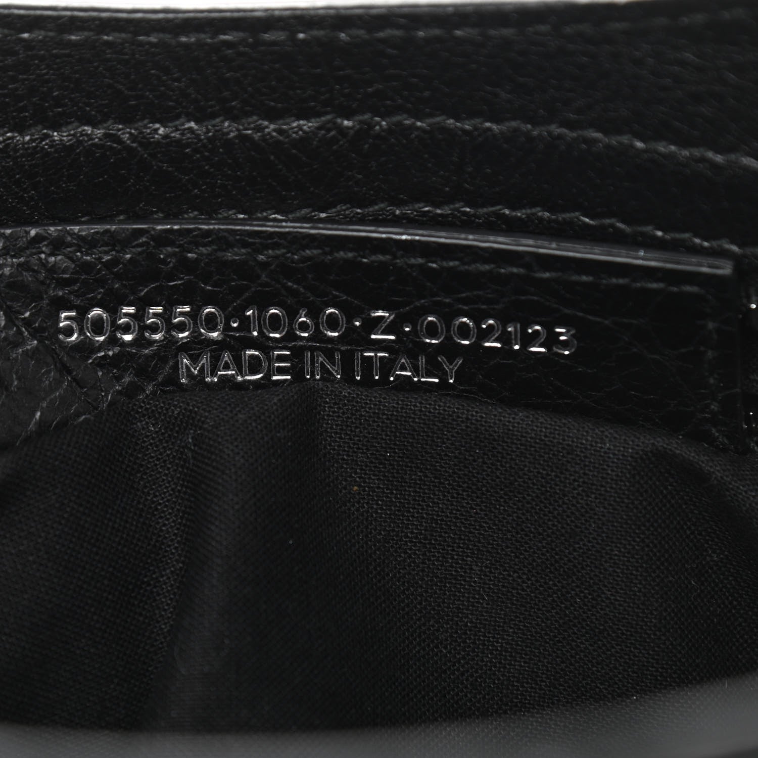 Balenciaga Agneau Classic Silver Hardware City Logo Strap Black White 7 of 10