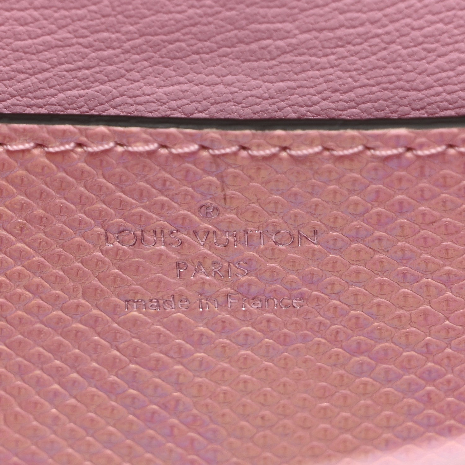 Louis Vuitton Iridescent Lizard Rose Des Vents Mini Pink 1774485