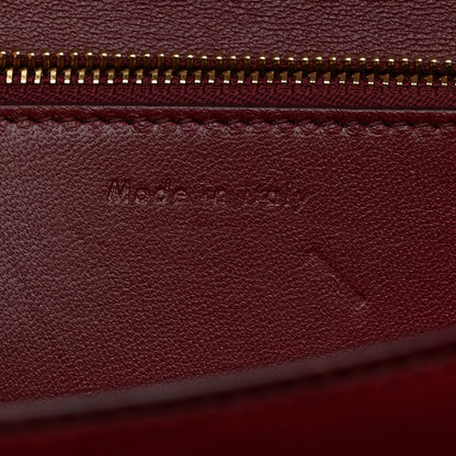 Celine Box Calfskin Medium Classic Box Flap Bag Burgundy 6 of 11