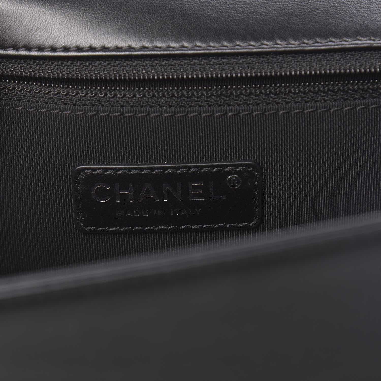 Chanel Calfskin Ombre Quilted New Medium Boy Flap Black Beige 6 of 11