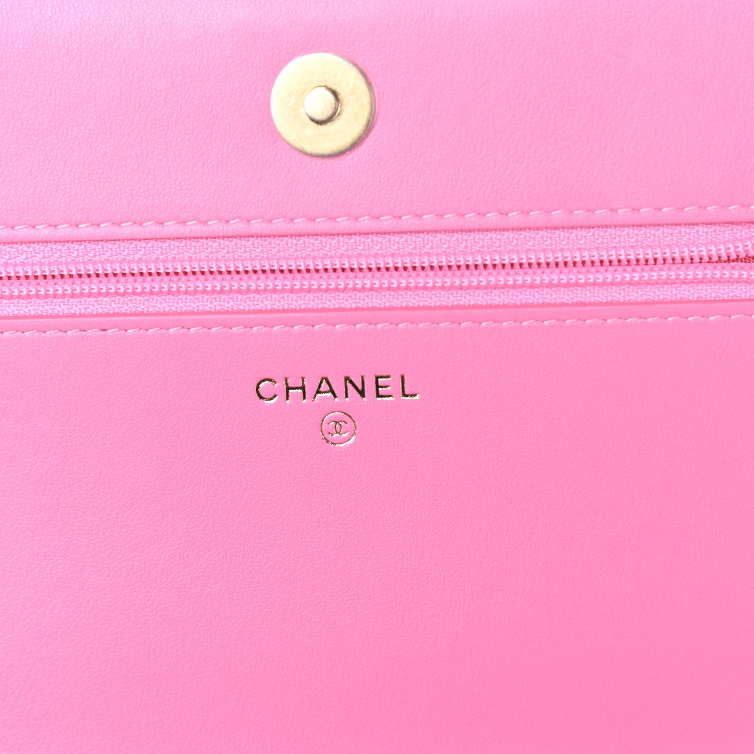 Chanel Caviar Quilted Boy Wallet On Chain WOC Pink 6 of 11