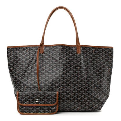 Goyard Goyardine Saint Louis GM Black Gold 1 of 17