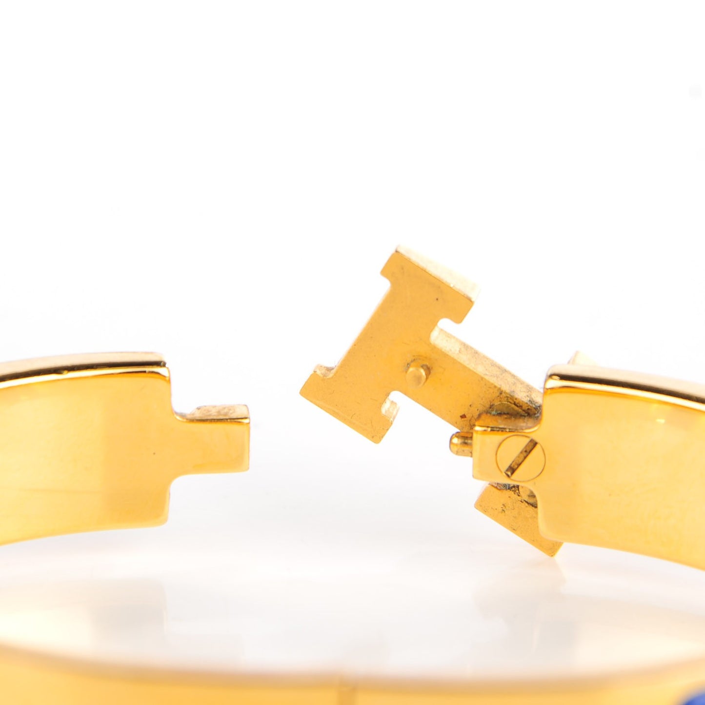 Narrow Enamel Clic Clac H Bracelet PM Royal Bleu