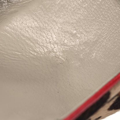 Christian Louboutin Pony Hair Leopard Print Miss Allen 100 Pumps 38 10 of 10