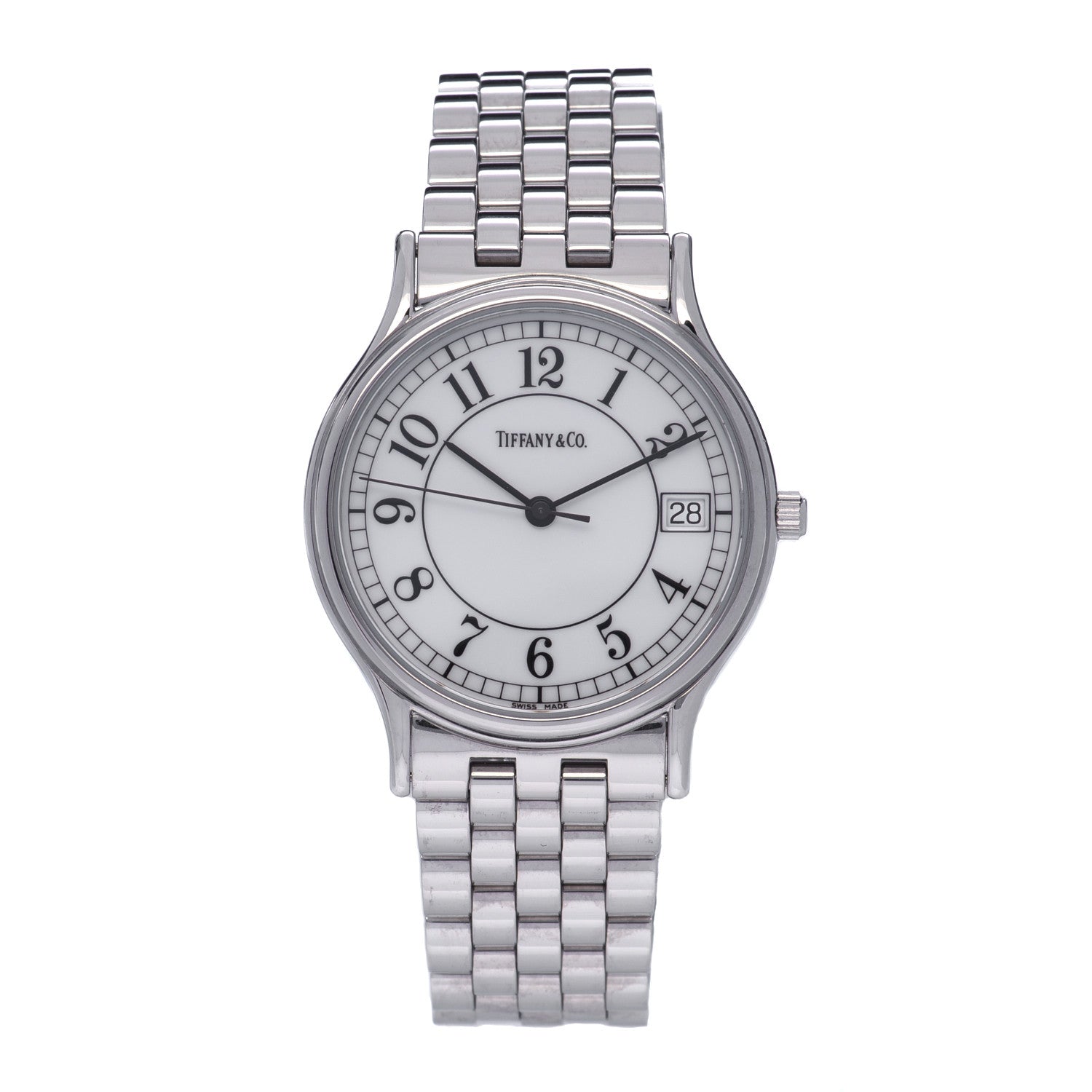Tiffany Stainless Steel 33mm Portfolio Quartz Watch 1 of 5