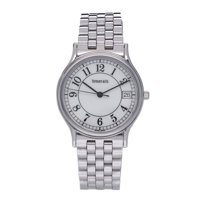 Tiffany Stainless Steel 33mm Portfolio Quartz Watch 1 of 5